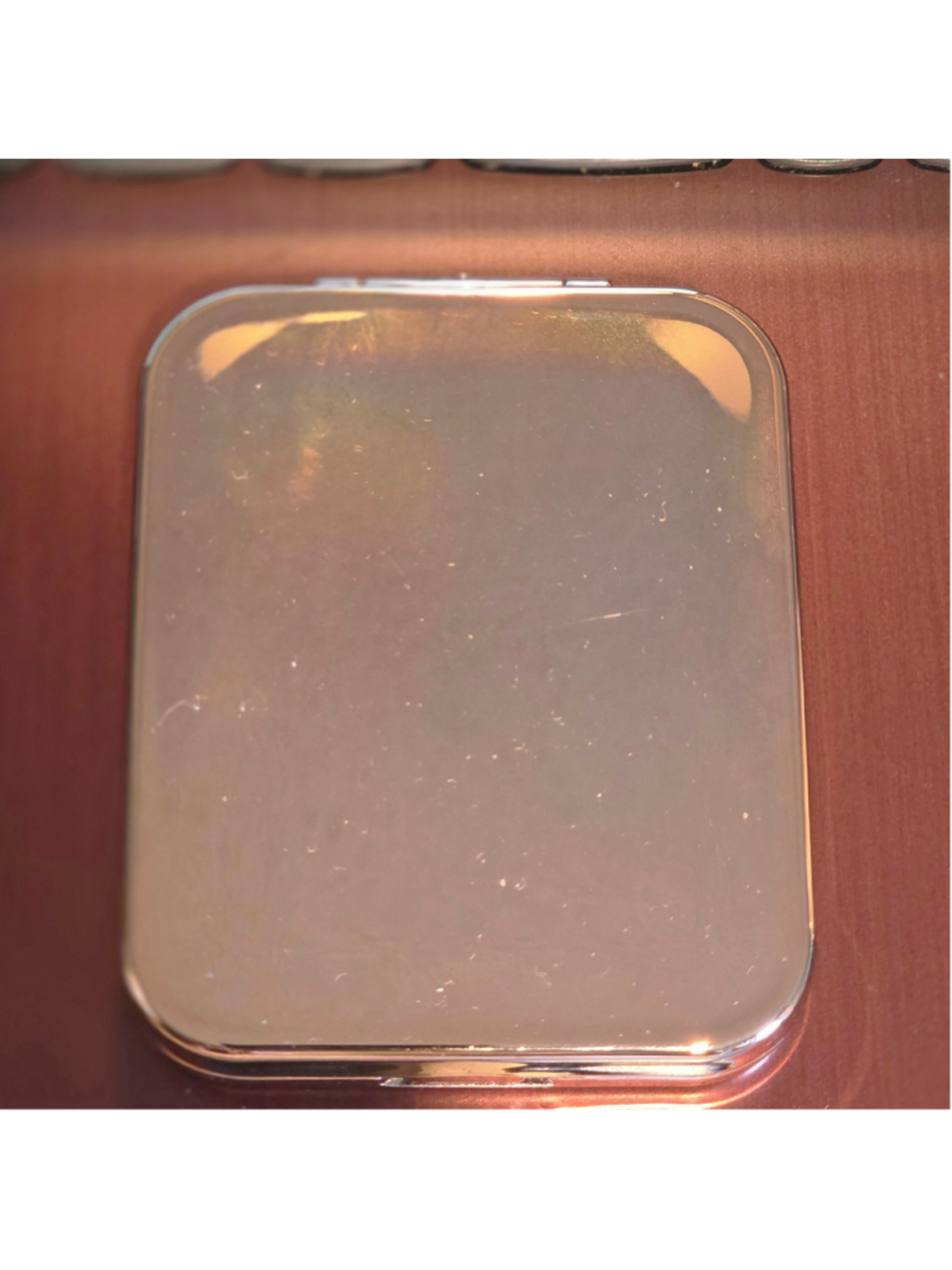 Unbranded Rose Gold Compact Vanity Mirror, One Size